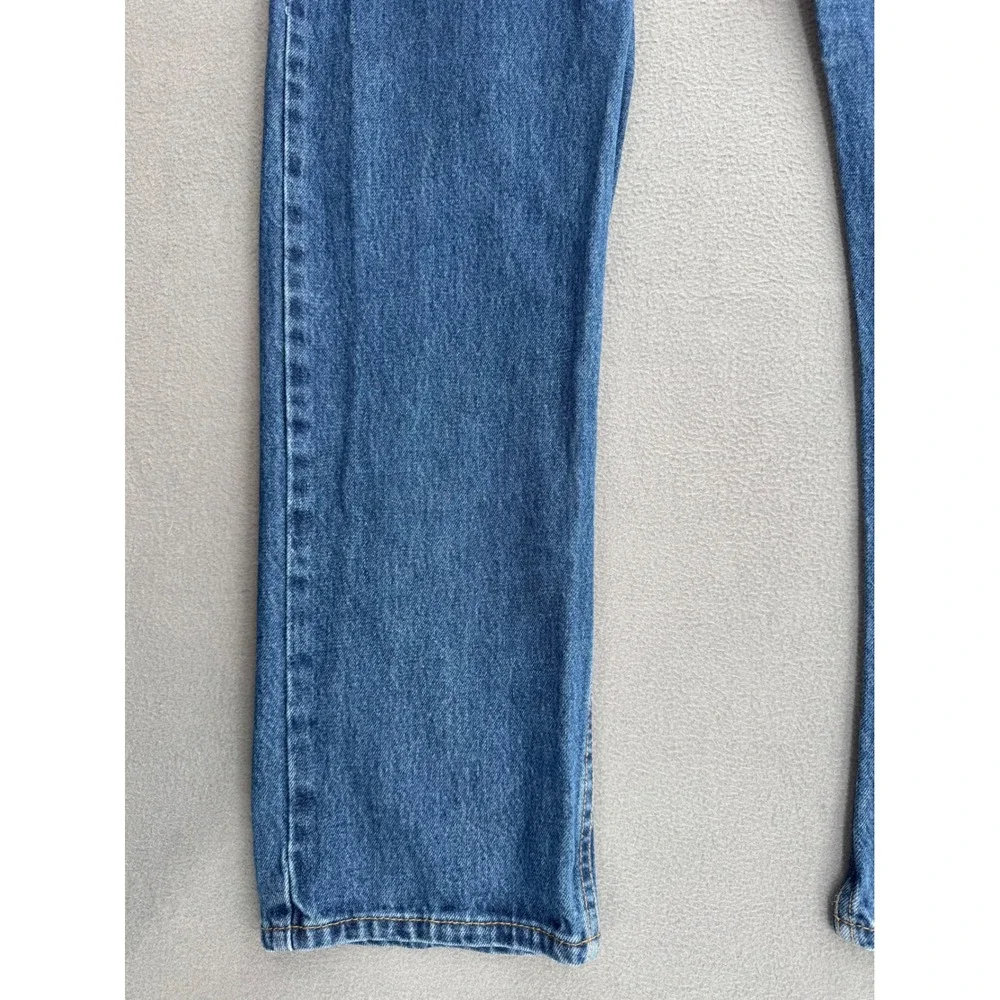 Levi's 505 Regular Fit Jeans 36x30 Straight Leg Denim Denim Classic Workwear